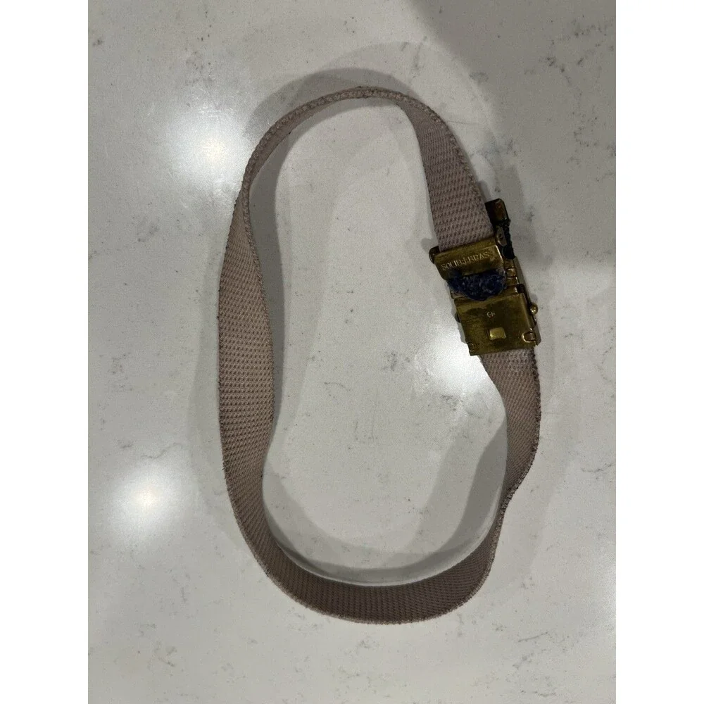 Vintage Cub Scouts Web Belt with Solid Brass 